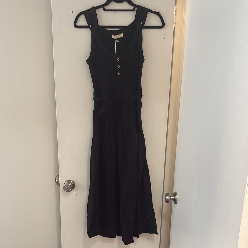 Ulla Johnson Black Lilith Dress